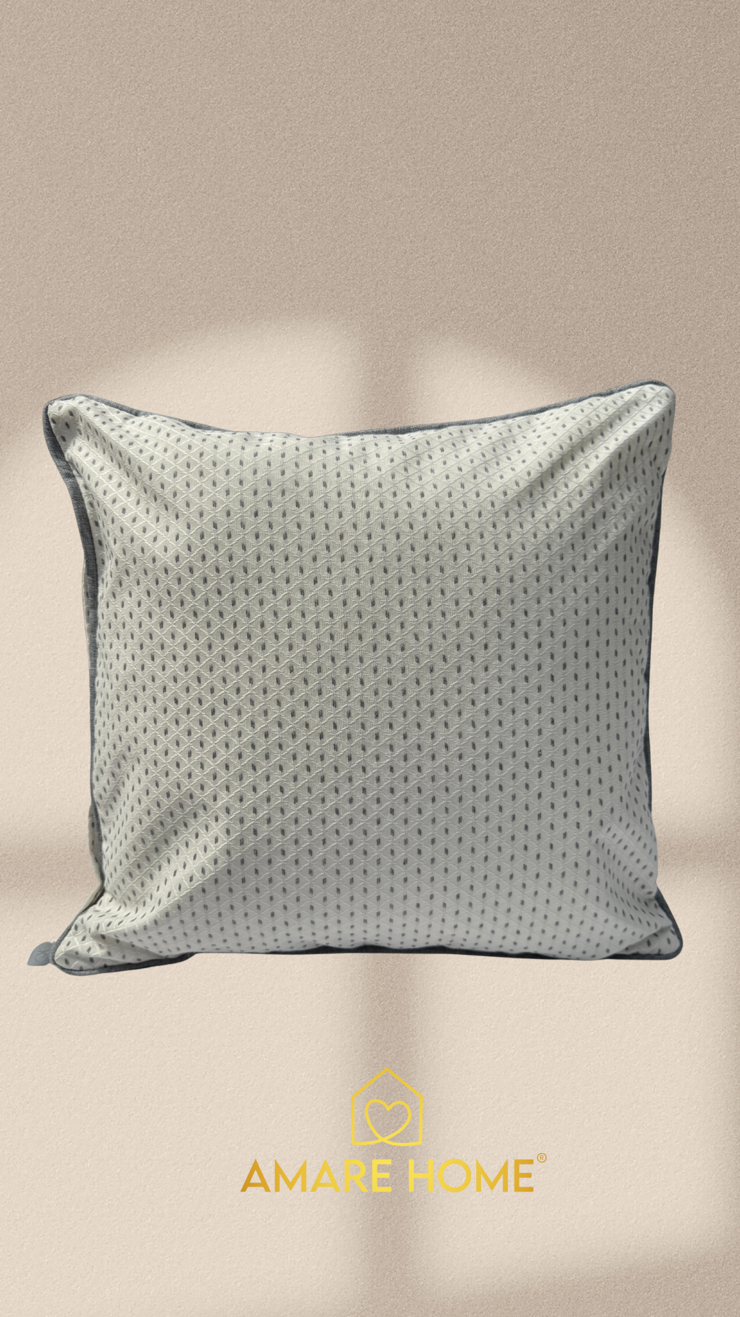 Outlet  Cojín Gris Puntual 2X1