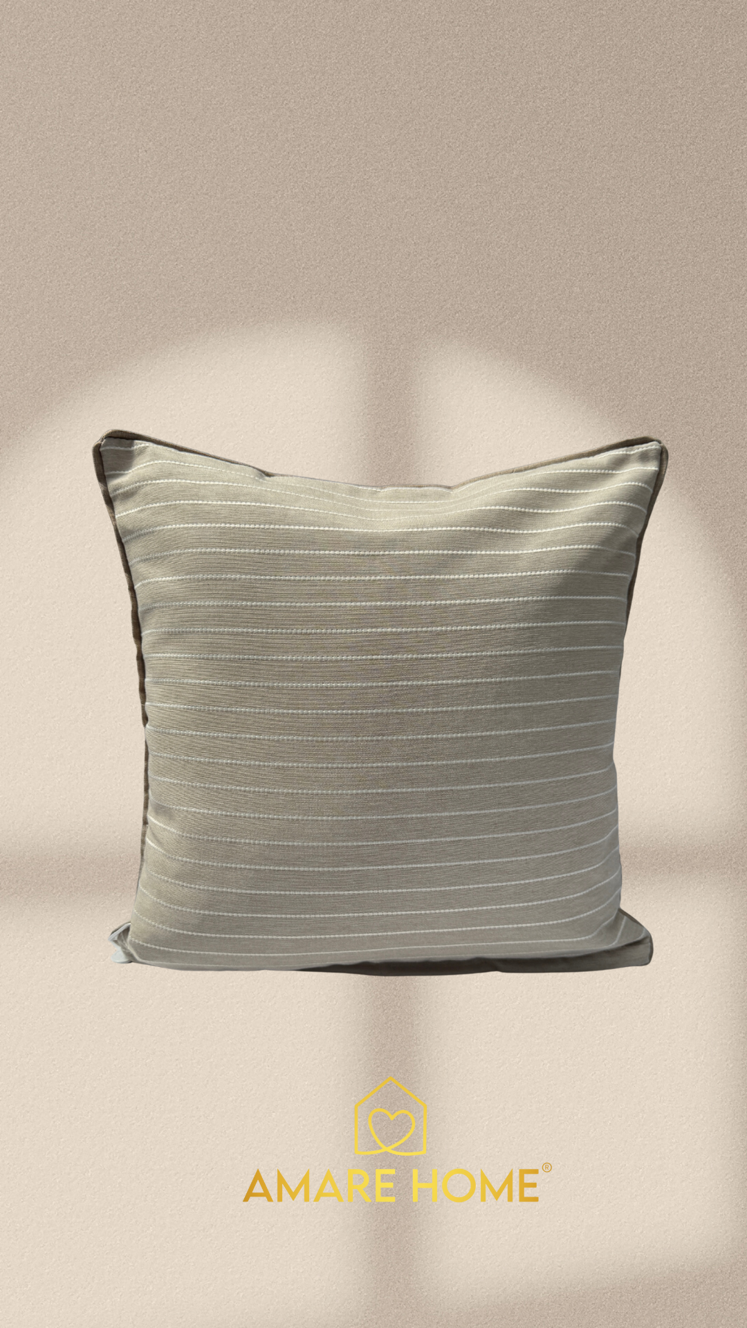 Outlet  Cojin Beige Lineal 2X1