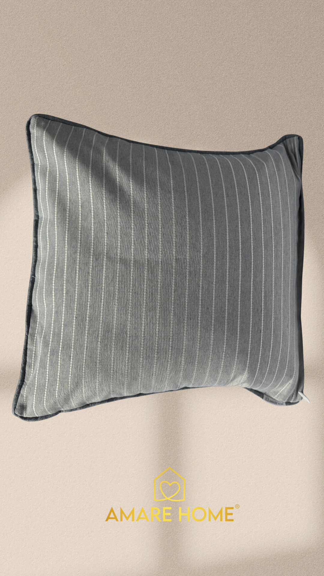 Outlet  COJIN GRIS A LINEA 2X1