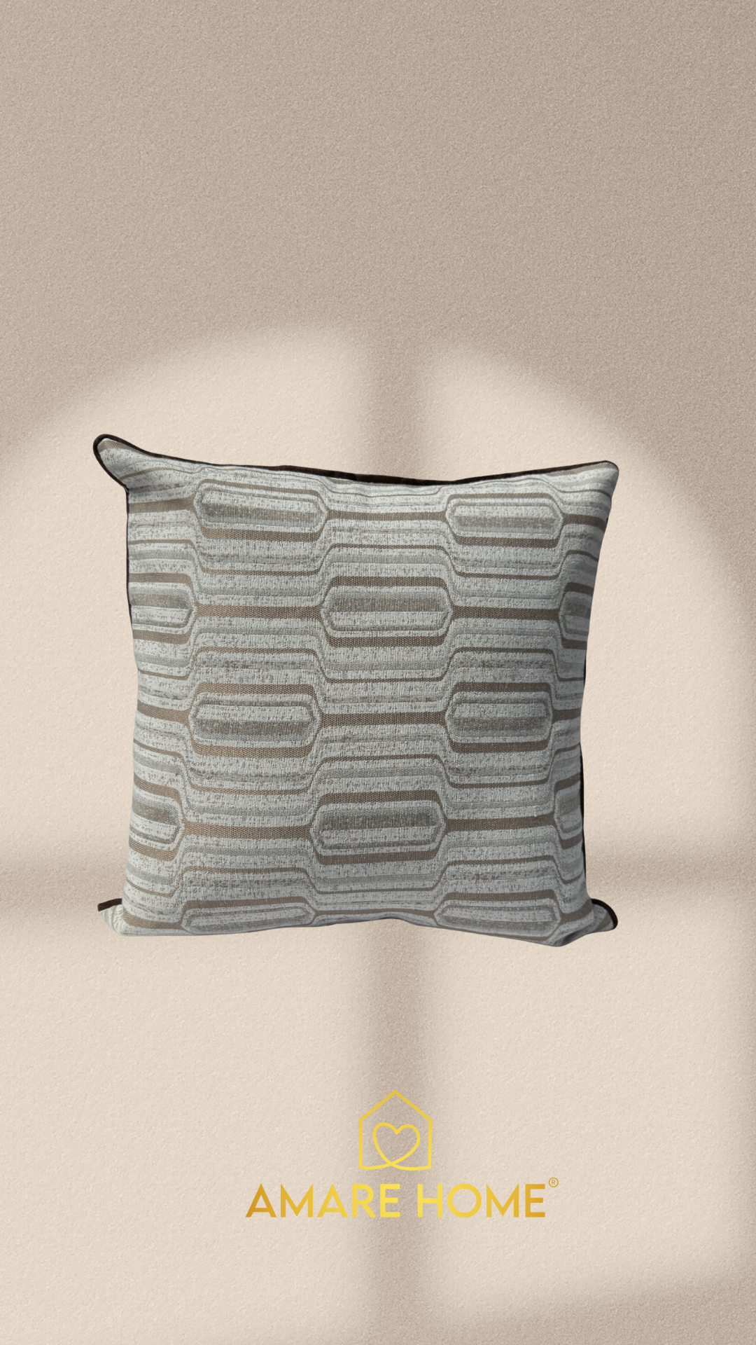 Outlet  Cojín Taupe 2X1