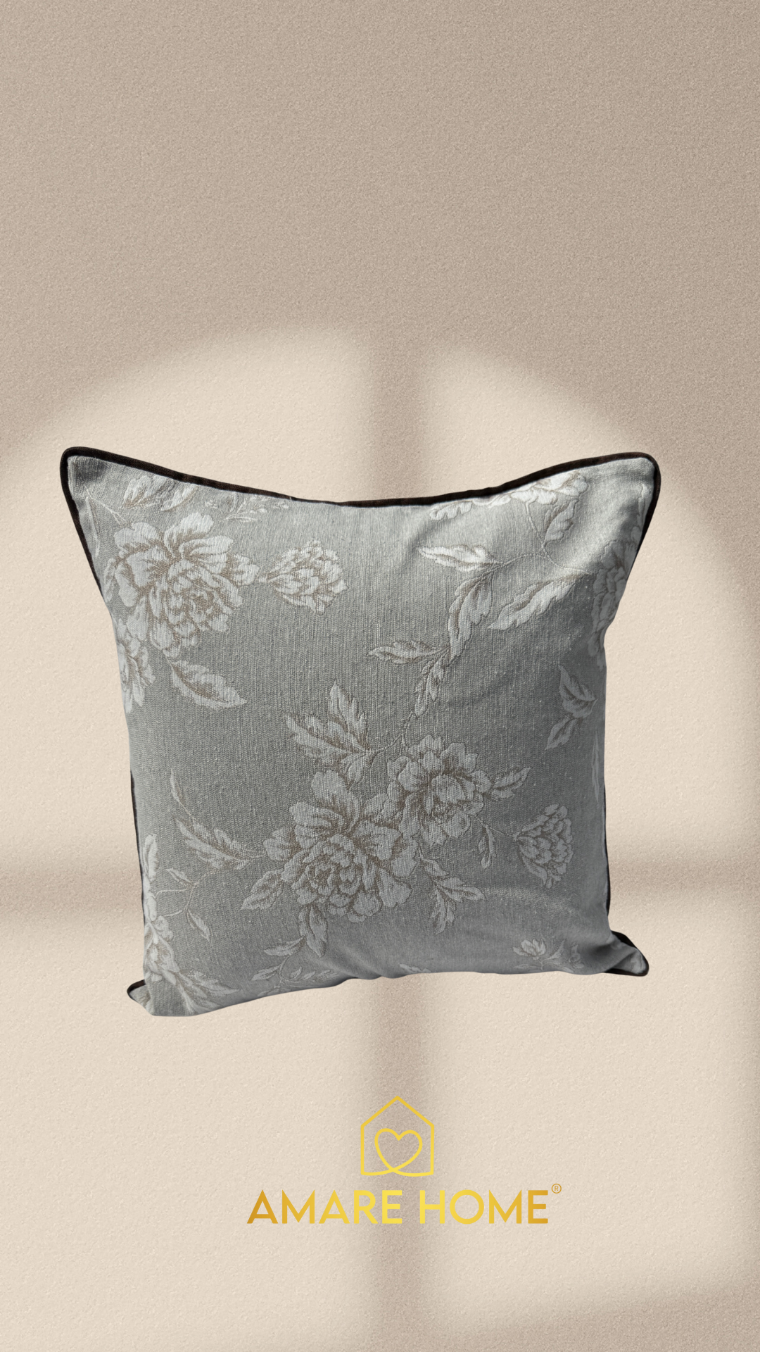 Outlet  Cojín Grey Floral 2X1