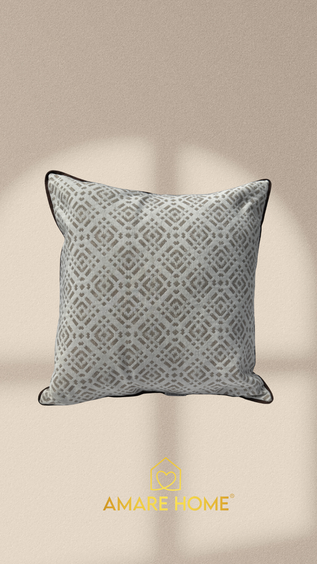 Outlet  Cojín Rombo Coffe 2X1