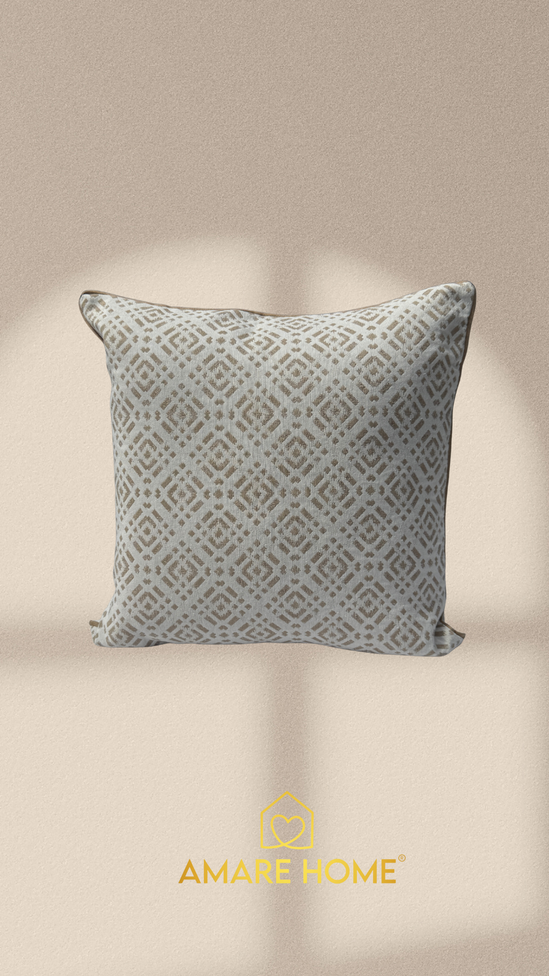 Outlet  Cojín Rombo Avellana 2X1