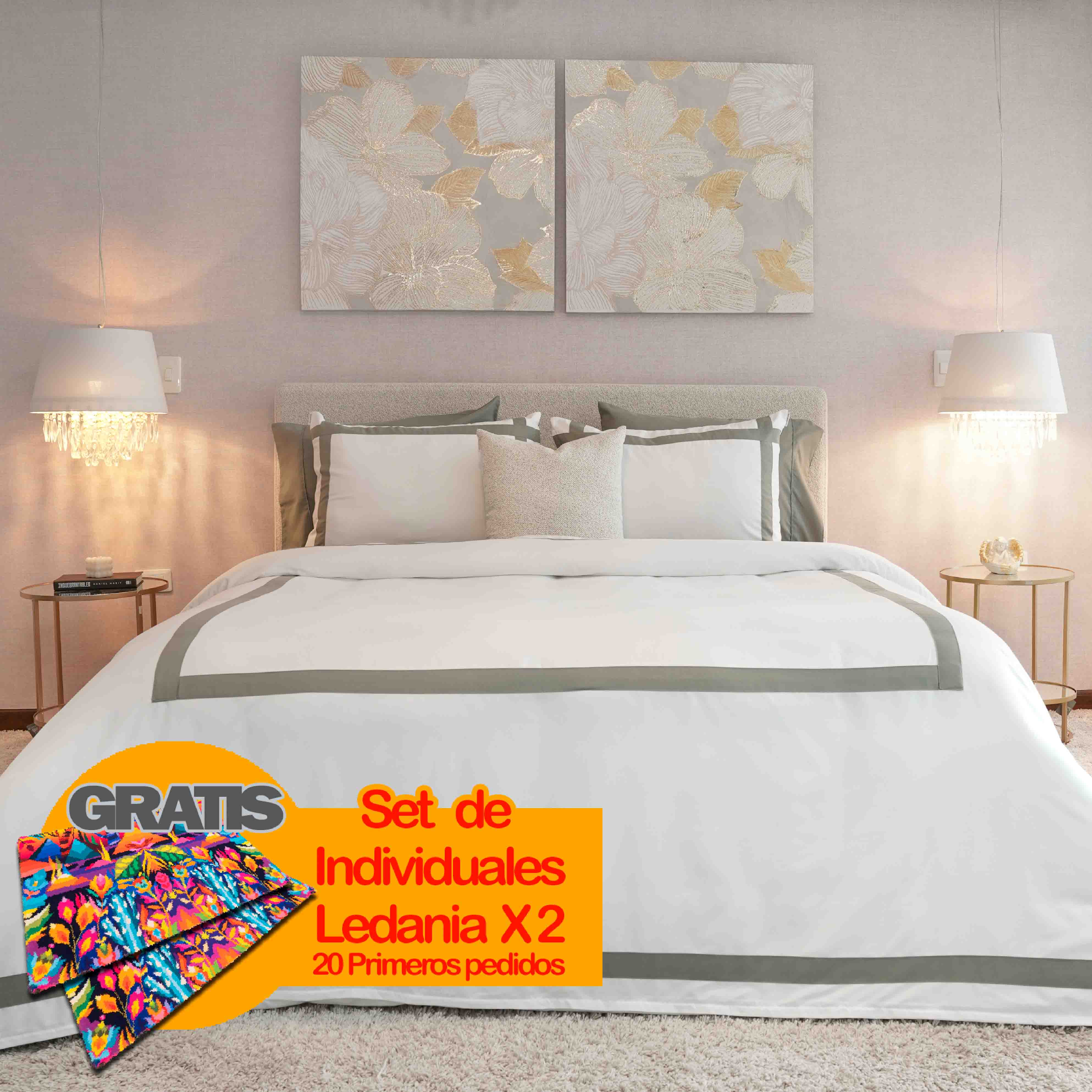 White duvet cover set - Speranza Collection