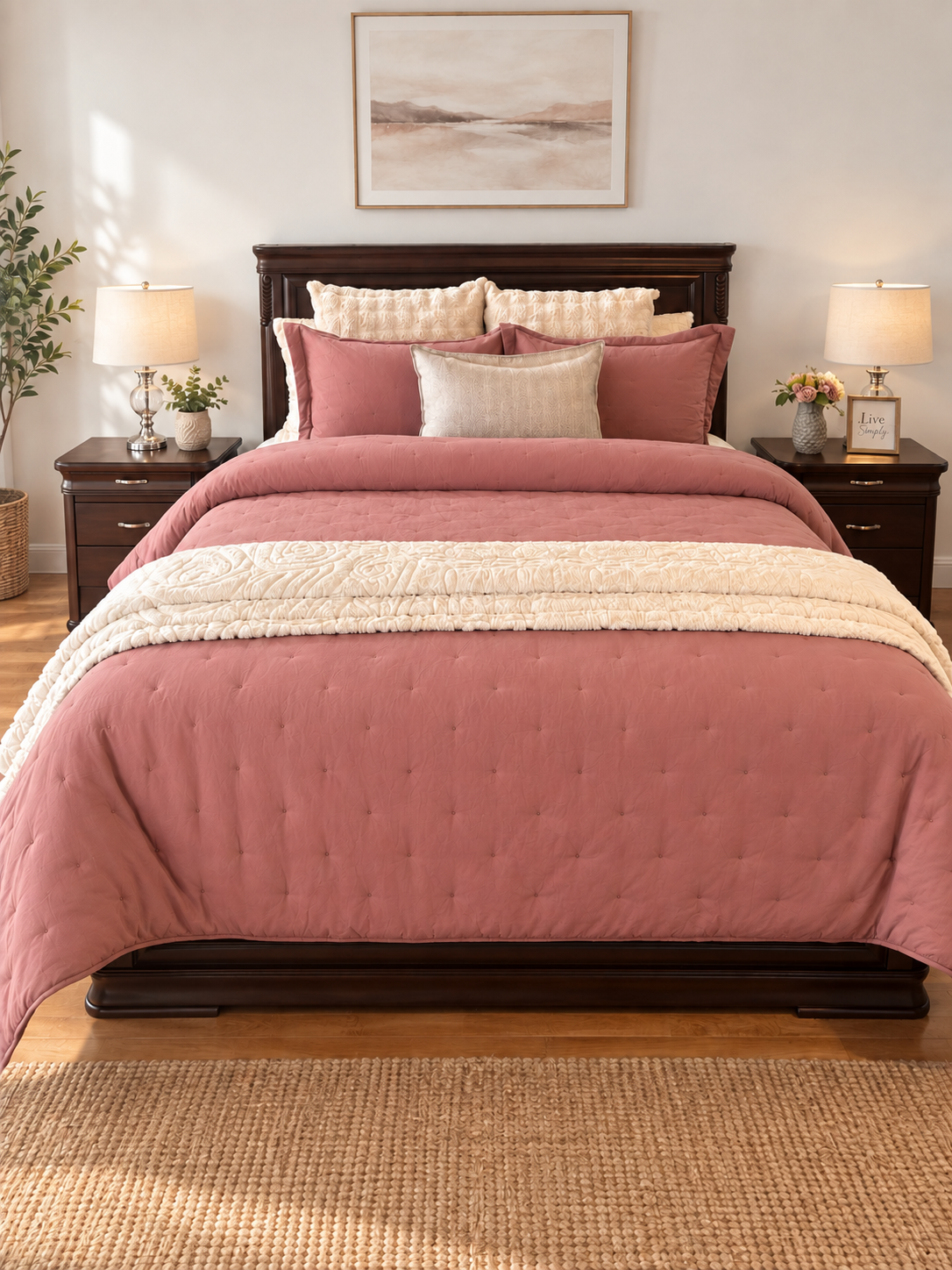 Colcha Luxury  - Malva