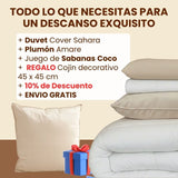 Combo Sahara: Plumón + Duvet Cover + Juego de Sábanas + Cojín REGALO + ENVÍO GRATIS