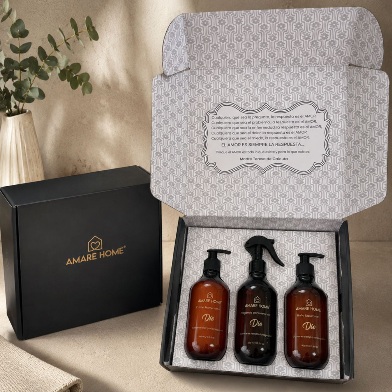 Kit de cuidado personal Dio - Fragancia, Jabon Humectante y Crema Humectante - Envío Gratis