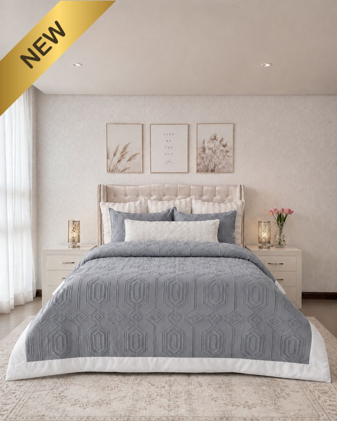Set - Duvet Cover Gris perla - Colección Dolce Vita