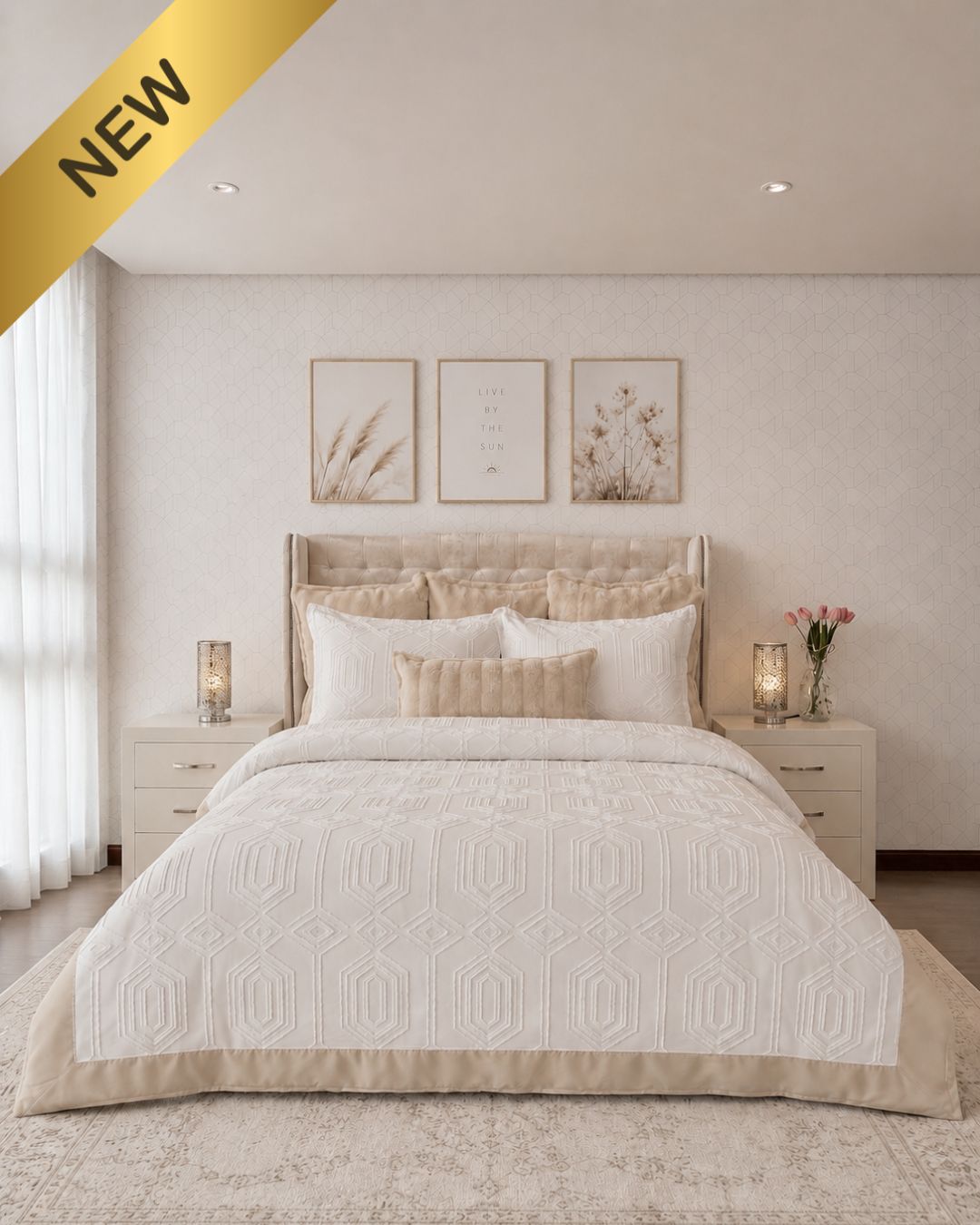 Set - Duvet Cover Marfil - Colección Dolce Vita