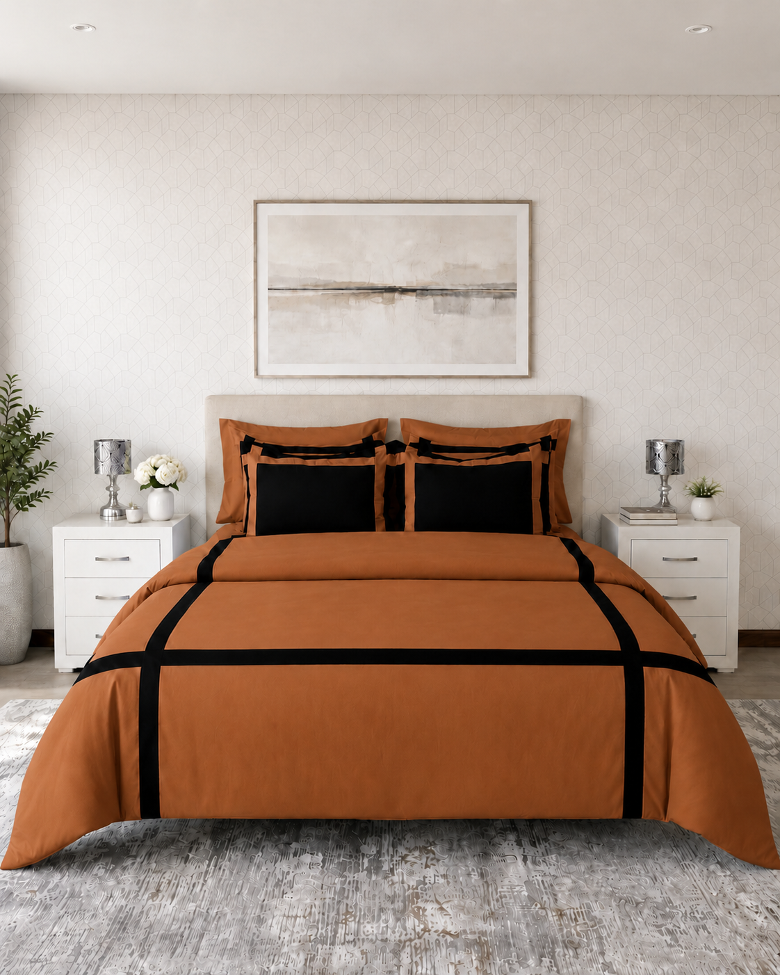 Duvet Cover Terracota - Colección Día y Noche