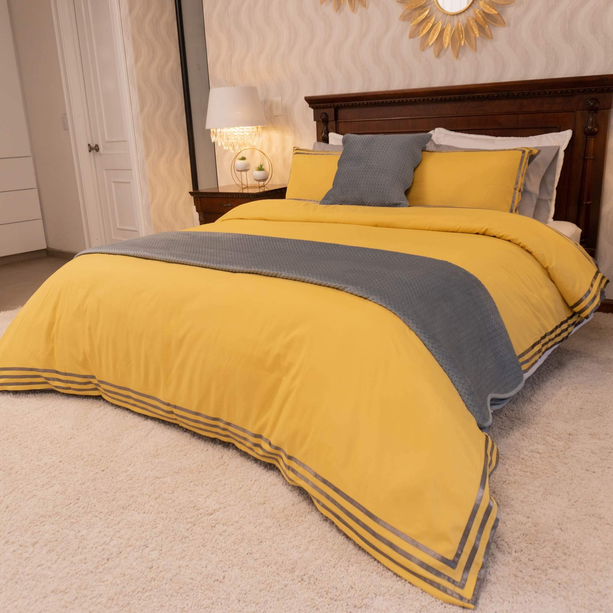 Duvet Cover Luar Mostaza