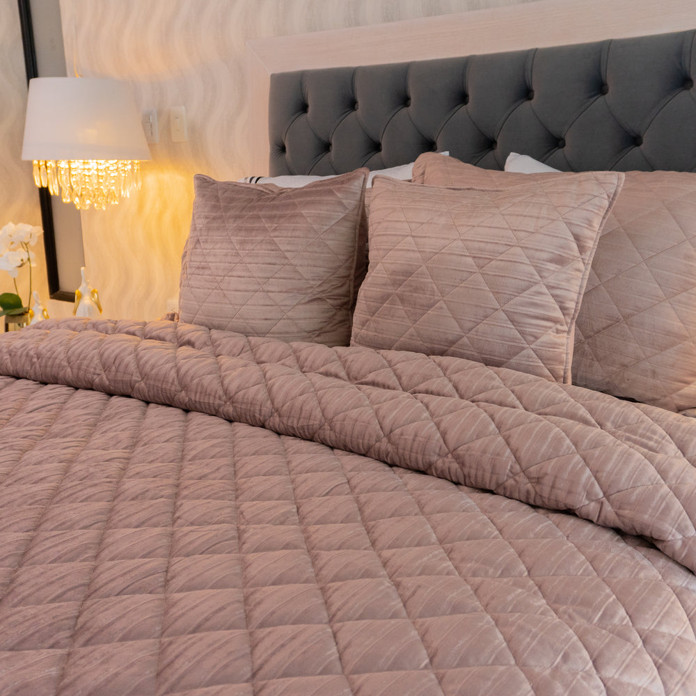 Lilac bedspread set - Velor Collection