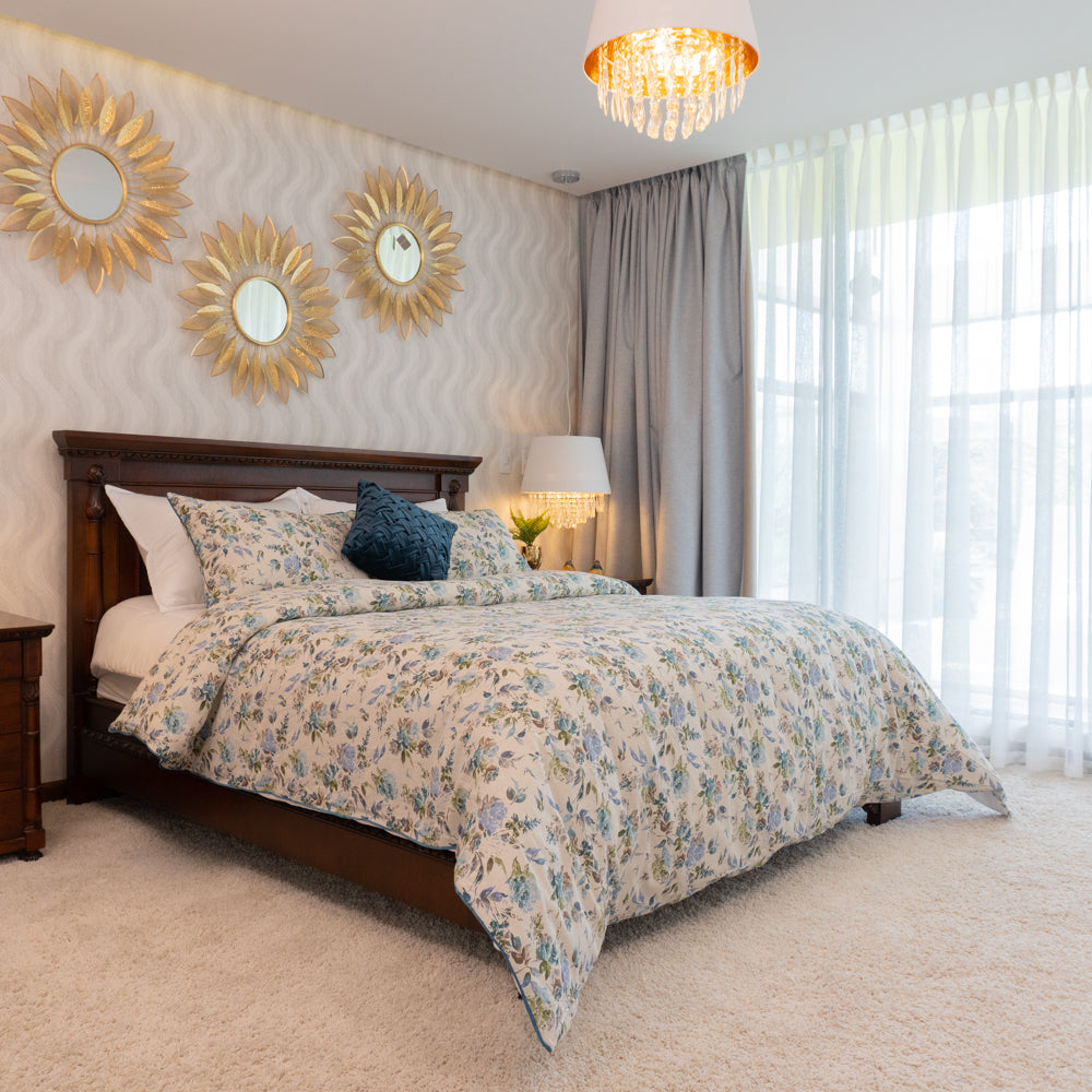 Duvet cover rosal blue - Alegría Collection