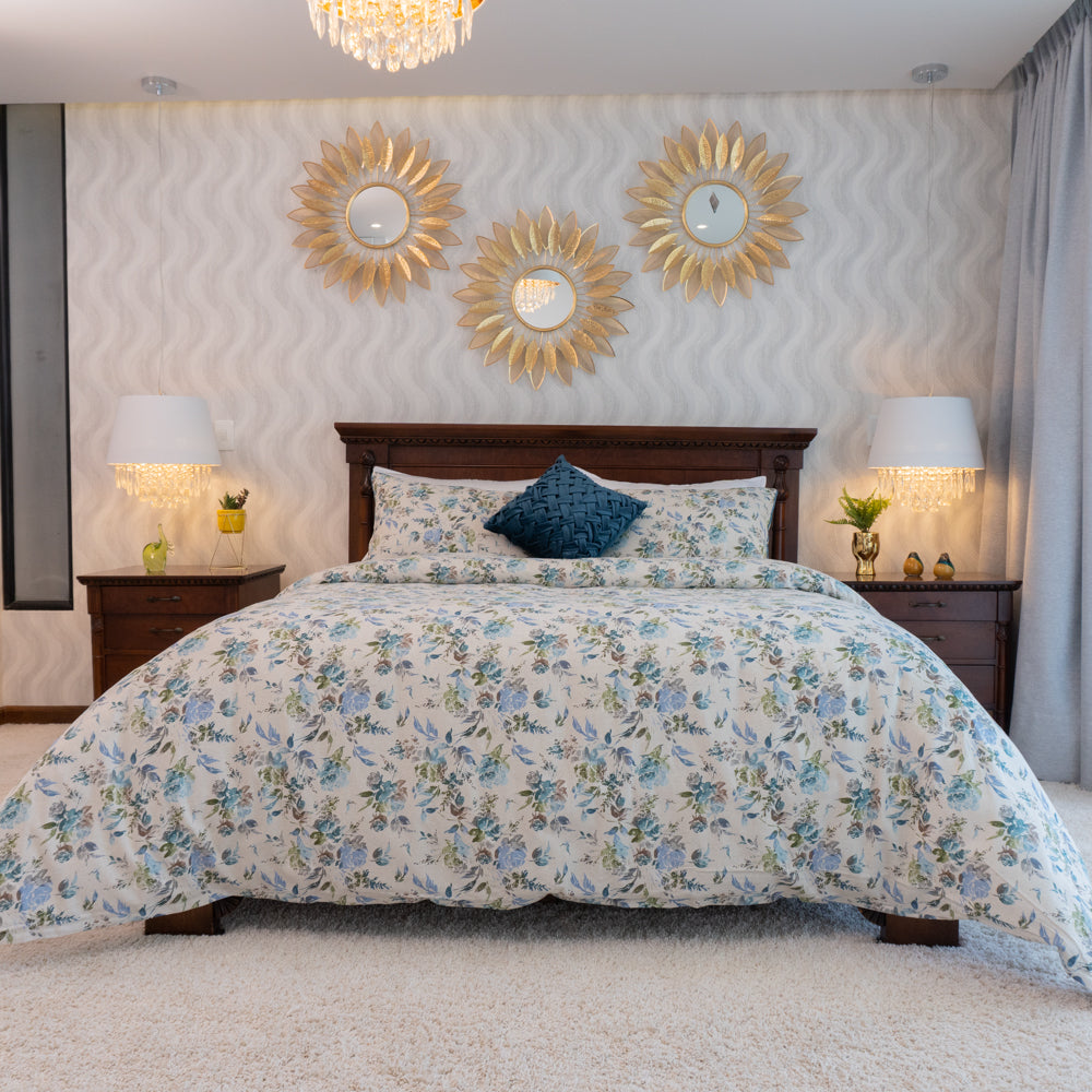 Duvet cover rosal blue - Alegría Collection