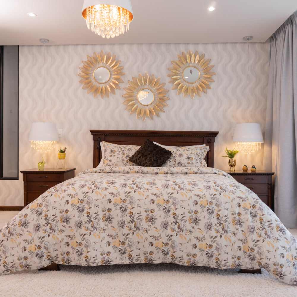 Duvet cover rosal yellow - Alegría Collection