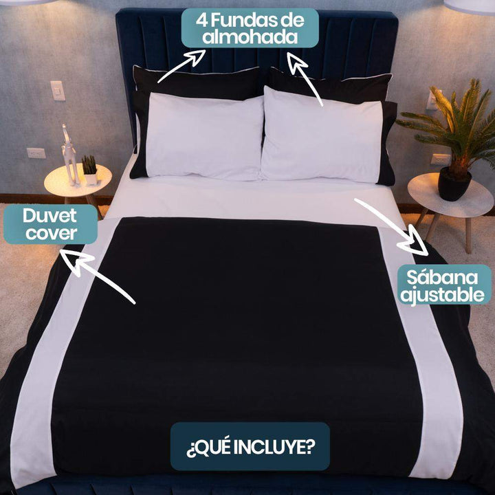 Duvet Cover Joy Black
