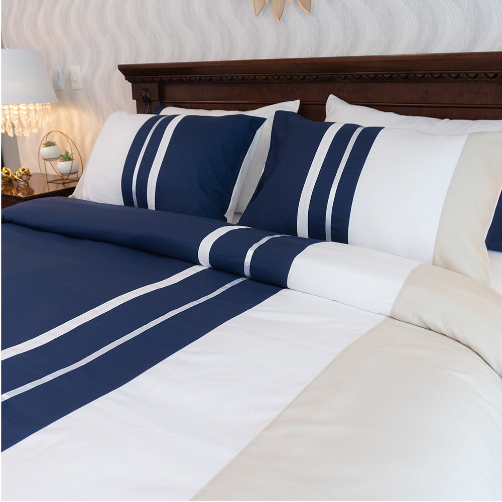 Blue duvet cover set - Illusion Collection