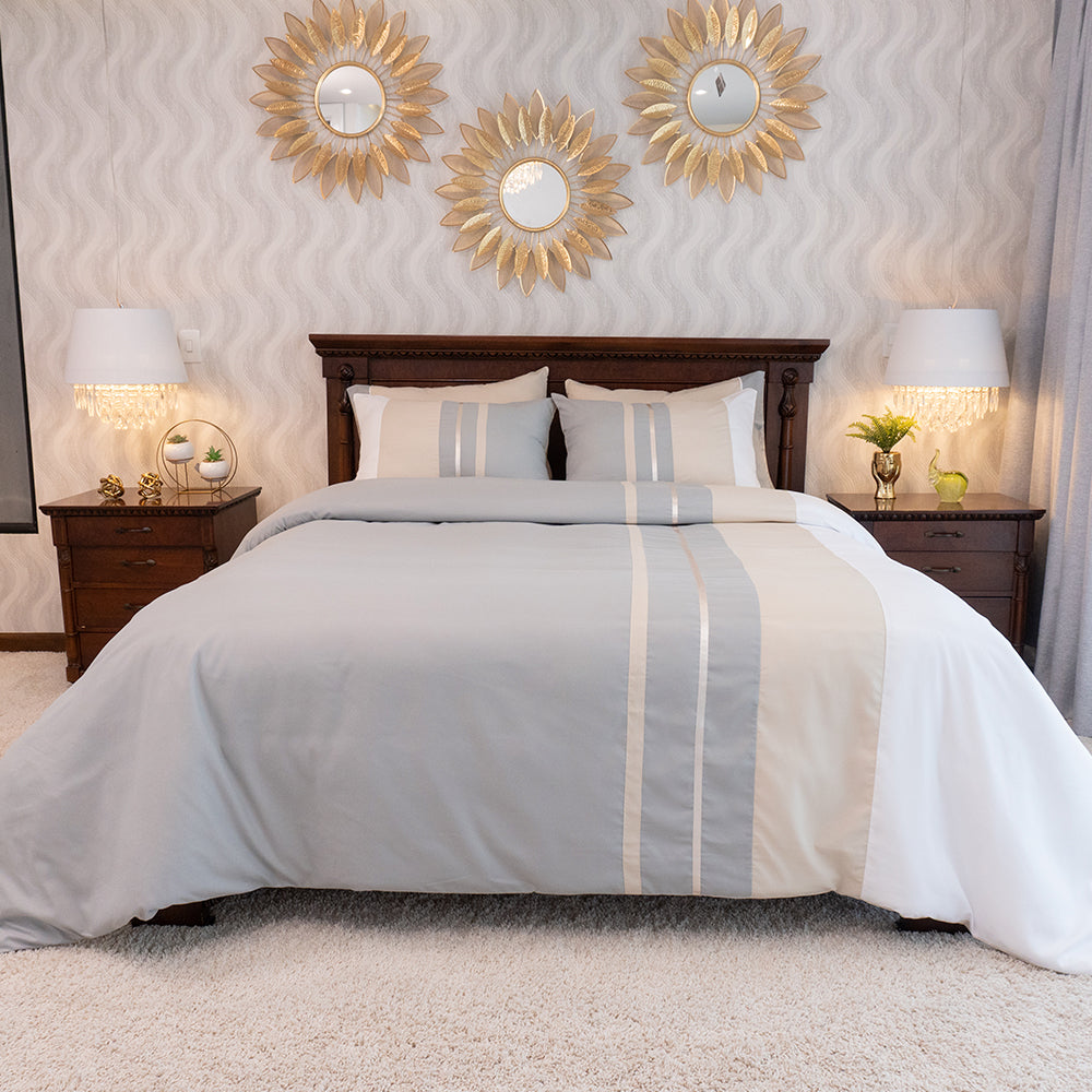Set Duvet Cover Gris- Colección Ilusión