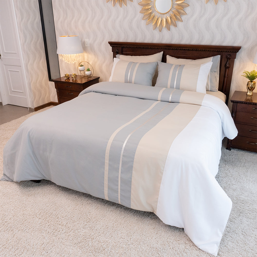 Set Duvet Cover Gris- Colección Ilusión