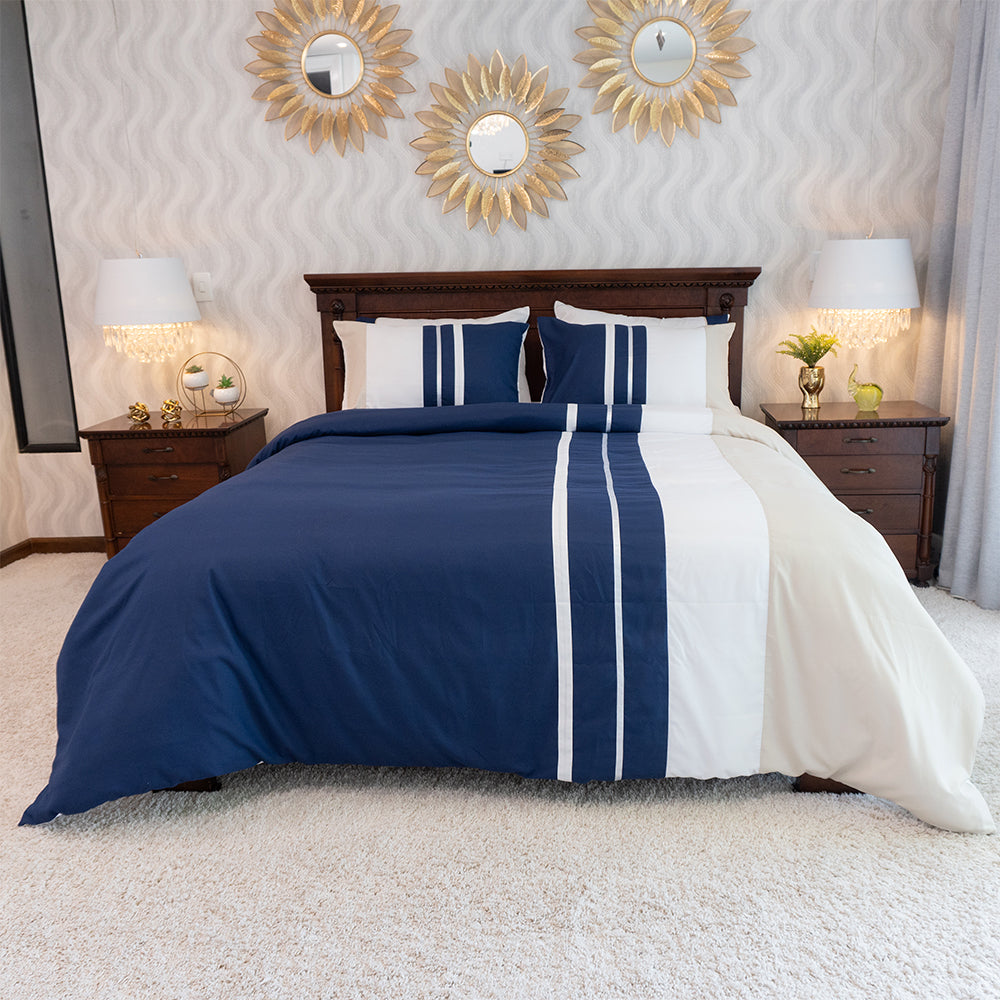 Blue duvet cover set - Illusion Collection